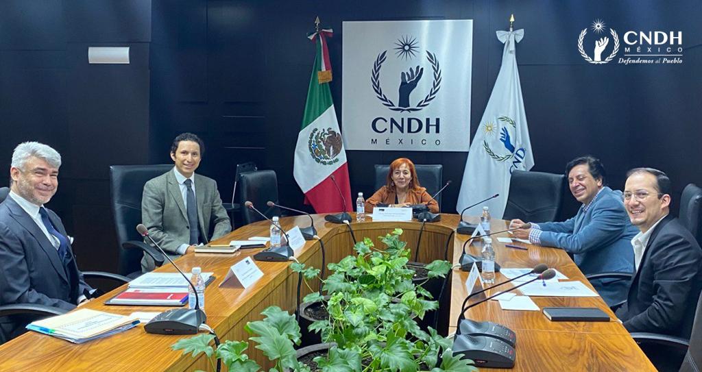 LA CNDH y el Instituto Danés de Derechos Humanos sostienen reunión de trabajo 