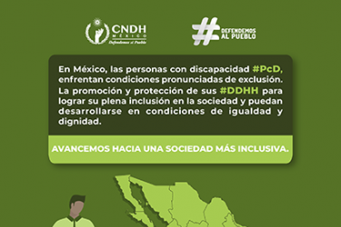 En México, las personas con discapacidad #PcD, enfrentan condiciones pronunciadas de exclusión.