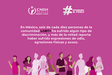 En México, seis de cada diez personas de la comunidad LGBT+ ha sufrido algún tipo de discriminación, y más de la mitad reporta haber sufrido expresiones de odio, agresiones físicas y acoso.