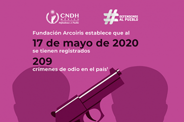 Fundación Arcoiris establece que al 17 de mayo de 2020 se tienen registrados 209 crímenes de odio en el país