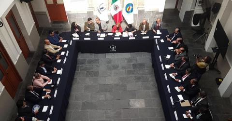 Galería. Reunión con la FMOPDH