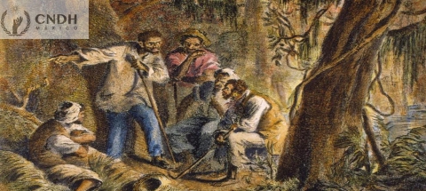 Ahorcamiento de Nat Turner por su rebelión ante el sistema esclavista en Virginia, Estados Unidos