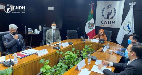 LA CNDH y el Instituto Danés de Derechos Humanos sostienen reunión de trabajo 