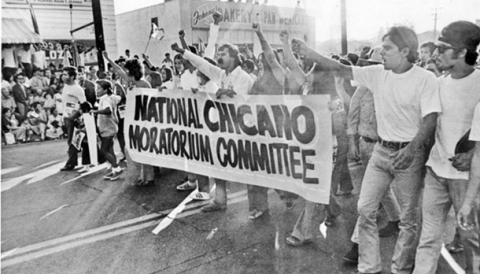 La Moratoria Chicana , formalmente conocida como Comité Nacional de Moratoria Chicana contra la Guerra de Vietnam 1970