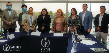 Mecanismos nacionales de prevención de la tortura de México y Honduras sostienen reunión de trabajo en favor de personas migrantes