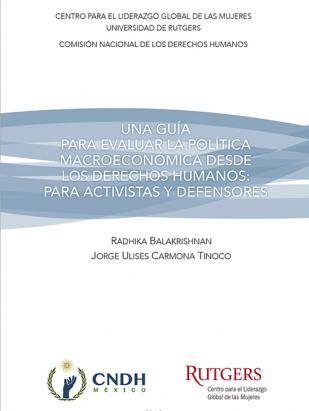 Portada Una Guía para evaluar las políticas económicas desde los Derechos Humanos