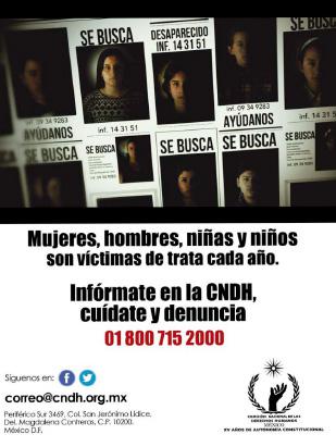 Cartel Trata de personas