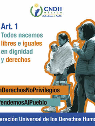 Todos nacemos libres e iguales en dignidad y derechos