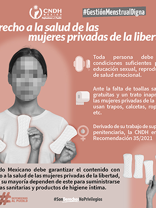 Garantizar gestión menstrual digna