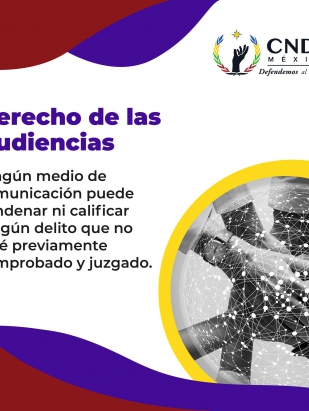 Ningún medio de comunicación puede condenar ni calificar ningún delito que no esté previamente comprobado y juzgado 
