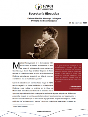 Fallece Matilde Montoya Lafragua Primera médica mexicana