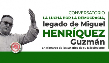 Transmisión en vivo: Conversatorio la lucha por la democracia, legado de Miguel Henríquez Guzmán