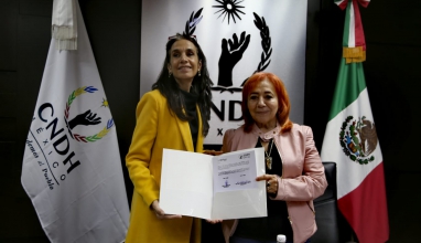 CNDH firma convenio general de colaboración con Childfund México